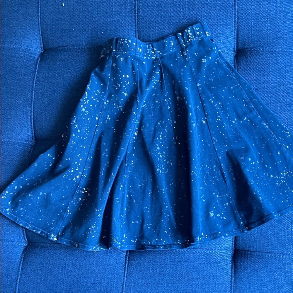 Hard Tail Navy Speckle Skirt